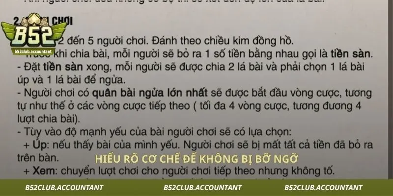 Hiểu rõ cơ chế để không bị bỡ ngỡ
