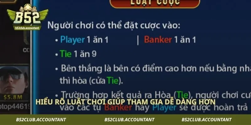 Hiểu rõ luật chơi giúp tham gia dễ dàng hơn