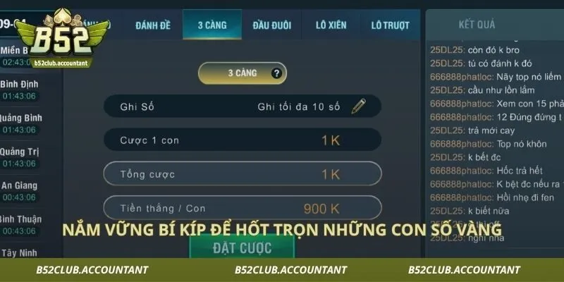 Nắm vững bí kíp để hốt trọn những con số vàng