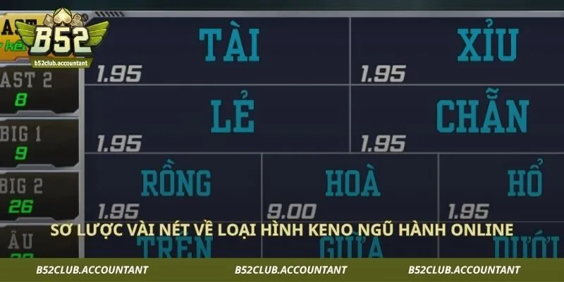 Sơ lược vài nét về loại hình keno ngũ hành online